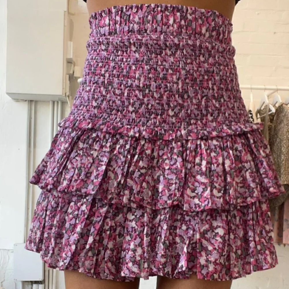 NWT Isabel Marant Etoile Naomi floral Tiered Mini Skirt $466